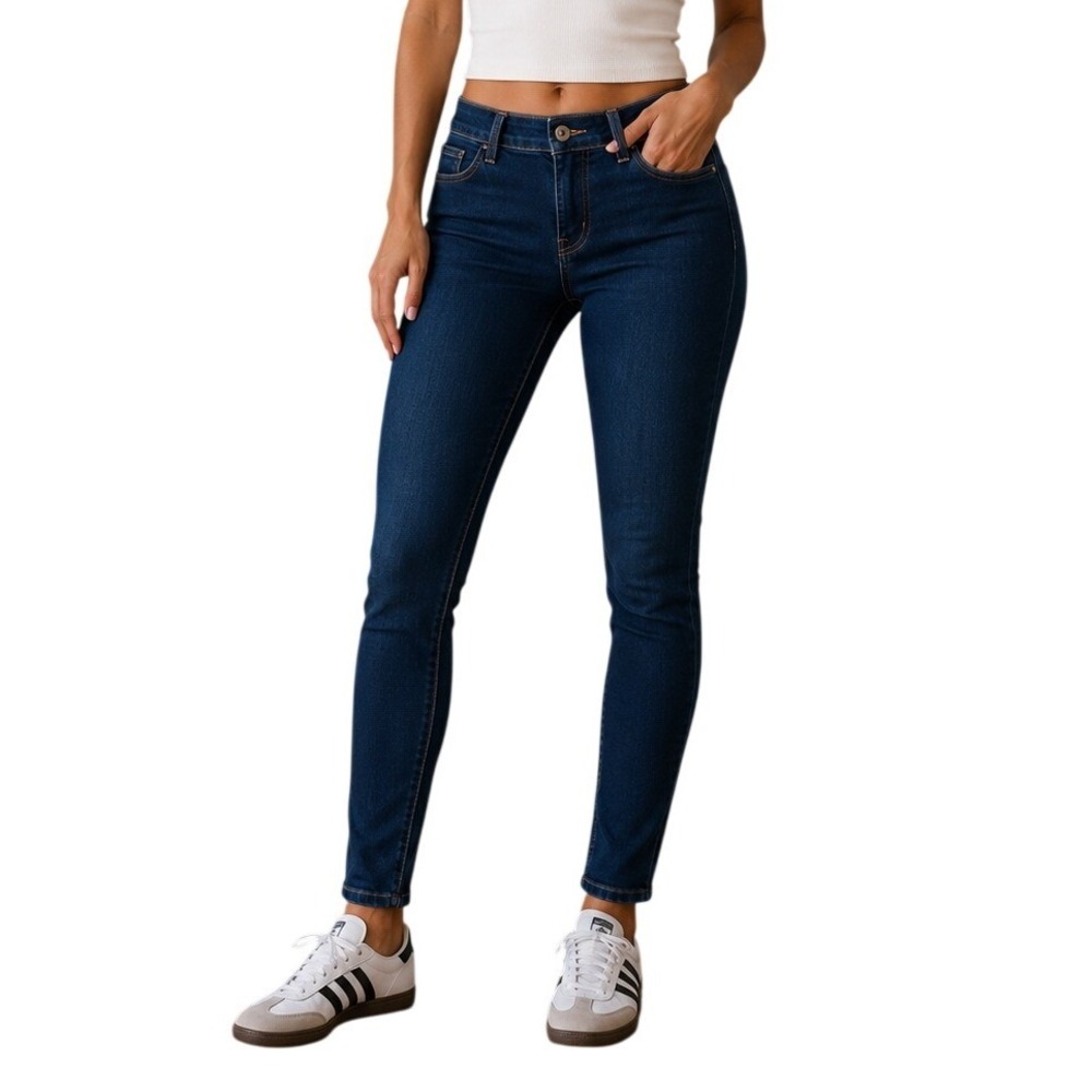 Levis 710 Dark‎ Wash Indigo Super Skinny Denim Jeans Women's 26x30